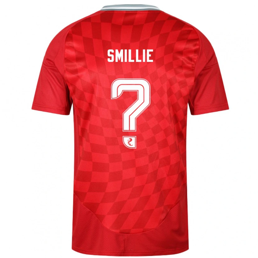 Danxen Femme Maillot Reuben Smillie #0 Rouge Tenues Domicile 2024/25 T-Shirt