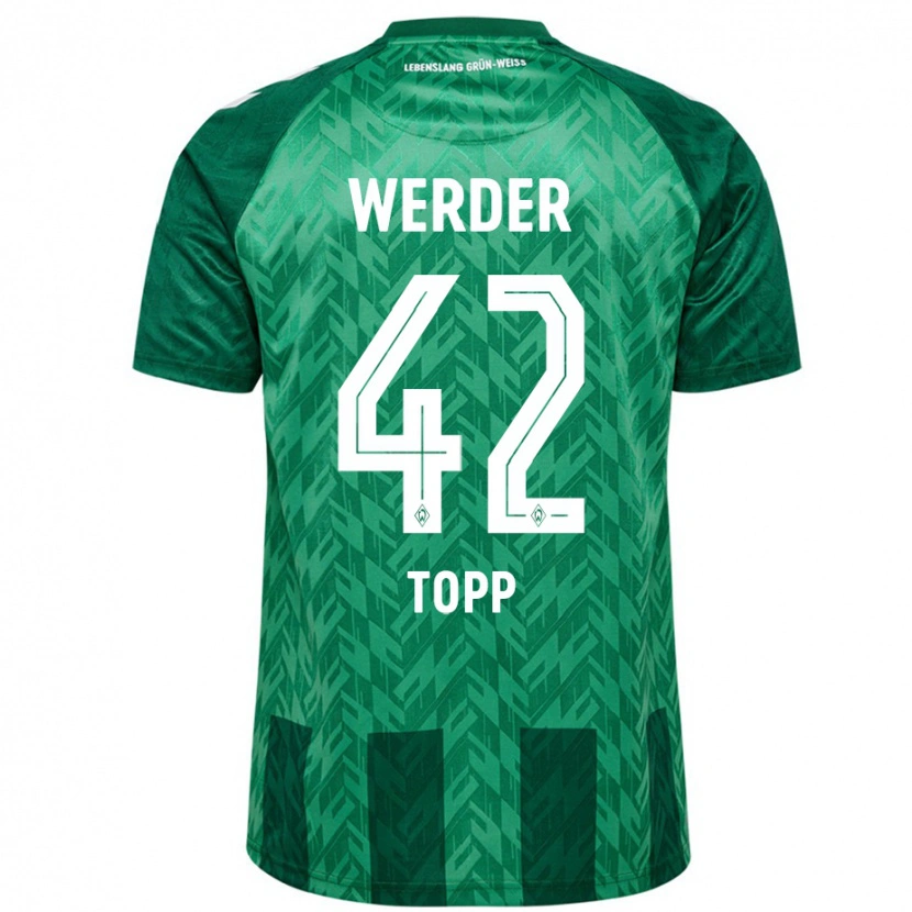 Danxen Femme Maillot Keke Topp #42 Vert Tenues Domicile 2024/25 T-Shirt