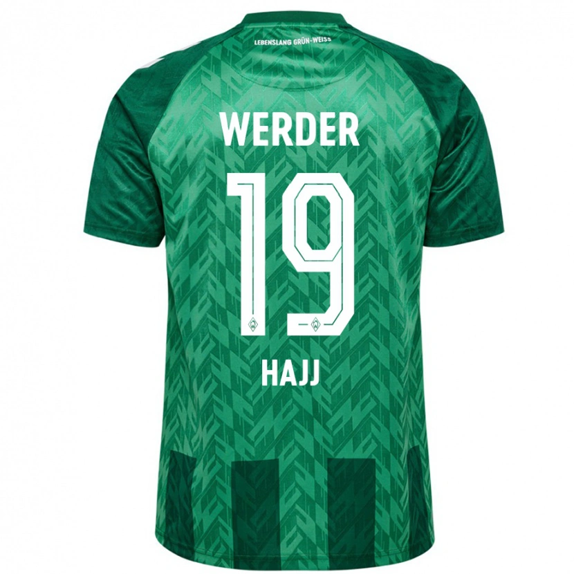 Danxen Femme Maillot Hassan Hajj #19 Vert Tenues Domicile 2024/25 T-Shirt