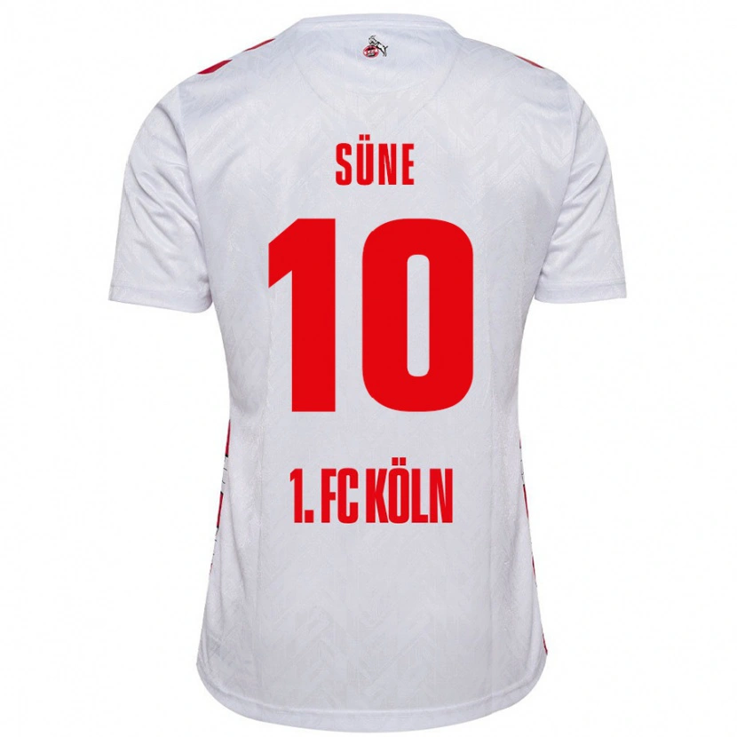 Danxen Femme Maillot Arda Süne #10 Blanc Rouge Tenues Domicile 2024/25 T-Shirt