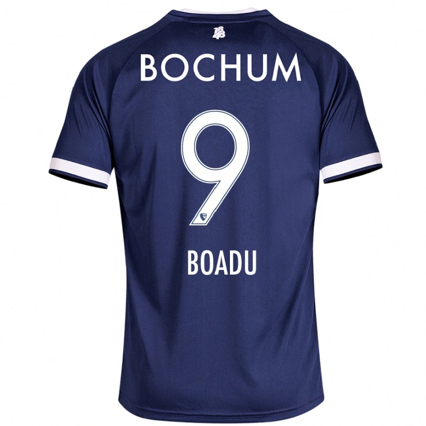 Danxen Femme Maillot Myron Boadu #9 Bleu Foncé Tenues Domicile 2024/25 T-Shirt