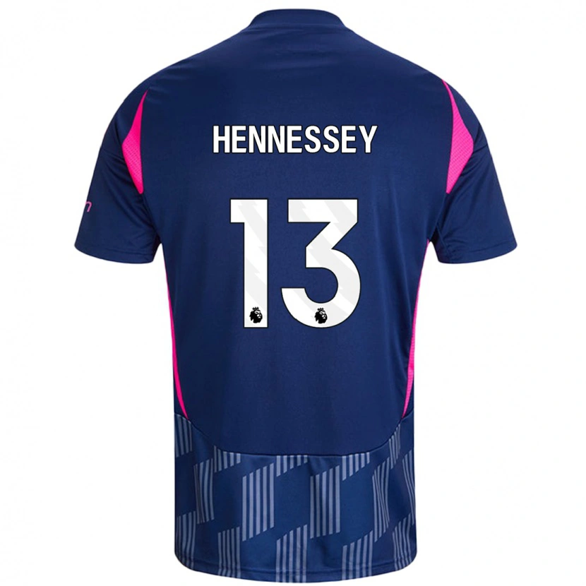 Danxen Femme Maillot Wayne Hennessey #13 Bleu Royal Rose Tenues Extérieur 2024/25 T-Shirt
