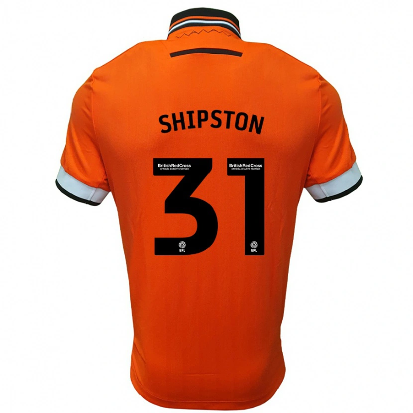 Danxen Femme Maillot Rio Shipston #31 Orange Blanc Tenues Extérieur 2024/25 T-Shirt