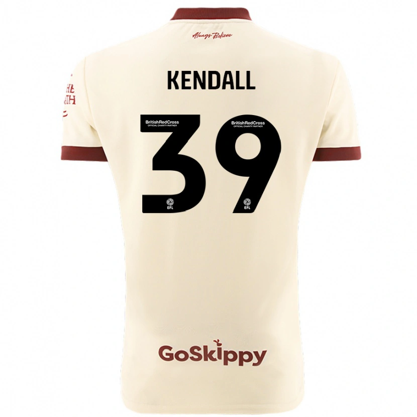 Danxen Femme Maillot Maya Kendall #39 Blanc Crème Tenues Extérieur 2024/25 T-Shirt
