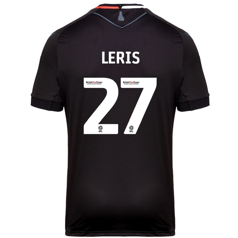 Danxen Femme Maillot Mehdi Léris #27 Noir Tenues Extérieur 2024/25 T-Shirt