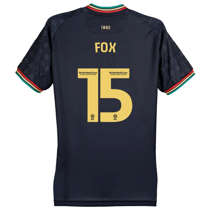 Danxen Femme Maillot Morgan Fox #15 Bleu Marine Foncé Tenues Extérieur 2024/25 T-Shirt