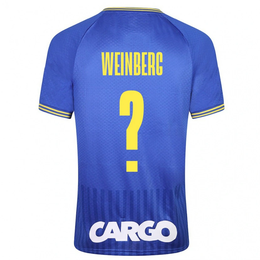Danxen Femme Maillot Idan Weinberg #0 Blanc Tenues Extérieur 2024/25 T-Shirt