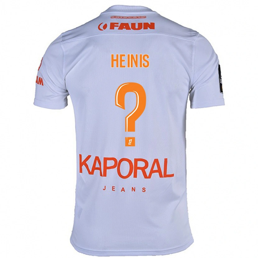 Danxen Femme Maillot Keahinui Heinis #0 Blanc Tenues Extérieur 2024/25 T-Shirt
