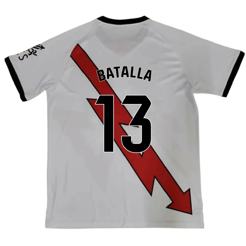 Danxen Femme Maillot Augusto Batalla #13 Rouge Tenues Extérieur 2024/25 T-Shirt