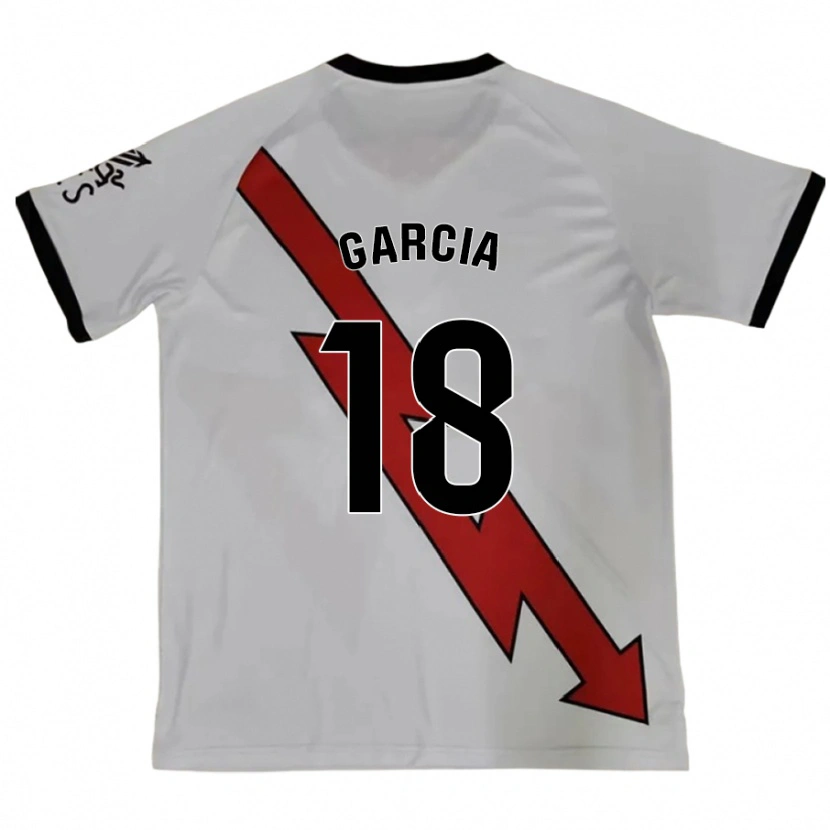 Danxen Femme Maillot Álvaro García #18 Rouge Tenues Extérieur 2024/25 T-Shirt