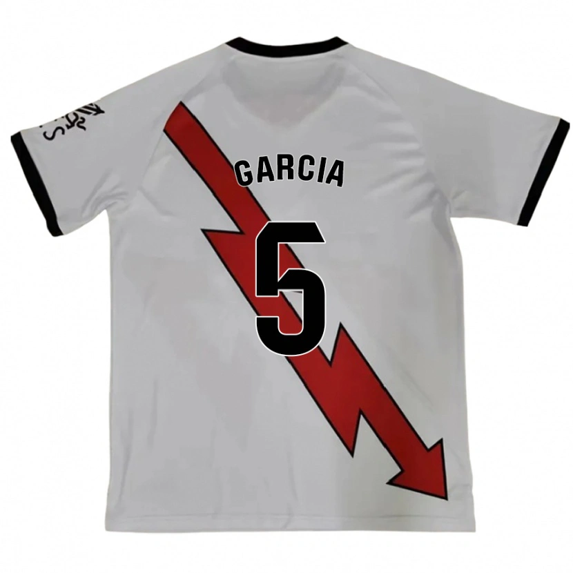 Danxen Femme Maillot Miguel García #5 Rouge Tenues Extérieur 2024/25 T-Shirt