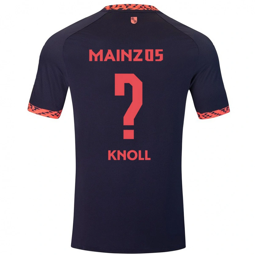 Danxen Femme Maillot Max Knoll #0 Bleu Corail Rouge Tenues Extérieur 2024/25 T-Shirt