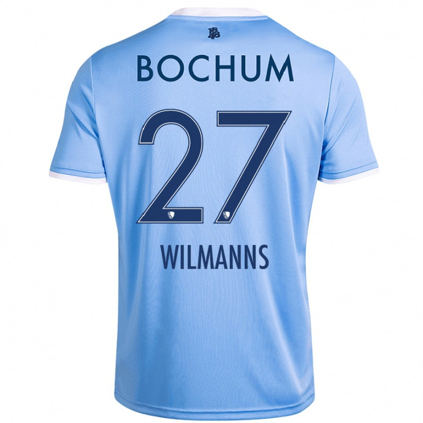 Danxen Femme Maillot Anjo Wilmanns #27 Bleu Ciel Tenues Extérieur 2024/25 T-Shirt