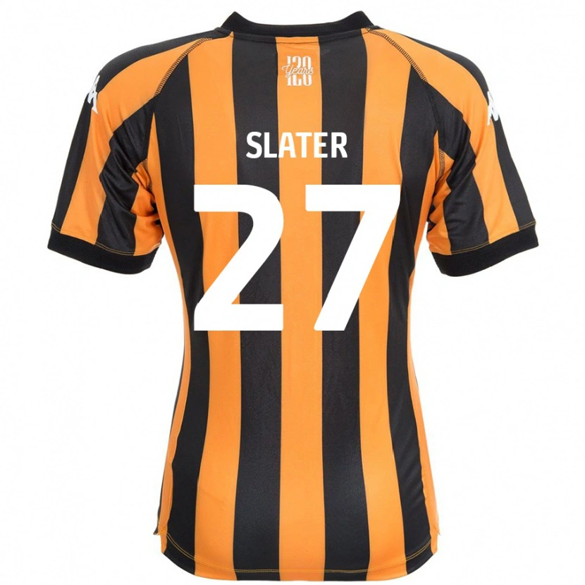 Danxen Enfant Maillot Regan Slater #27 Noir Ambre Tenues Domicile 2024/25 T-Shirt