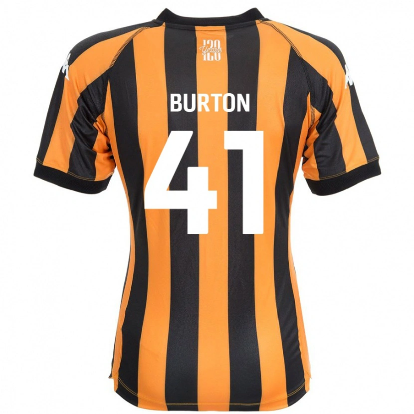 Danxen Enfant Maillot Jess Burton #41 Noir Ambre Tenues Domicile 2024/25 T-Shirt