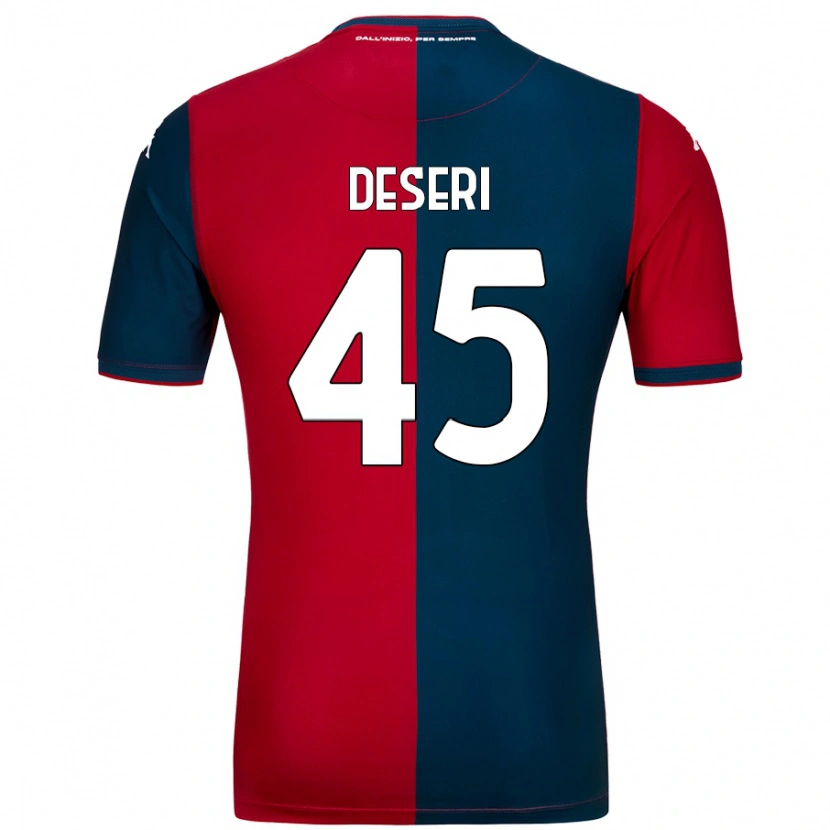 Danxen Enfant Maillot Gracien Deseri #45 Rouge Bleu Foncé Tenues Domicile 2024/25 T-Shirt