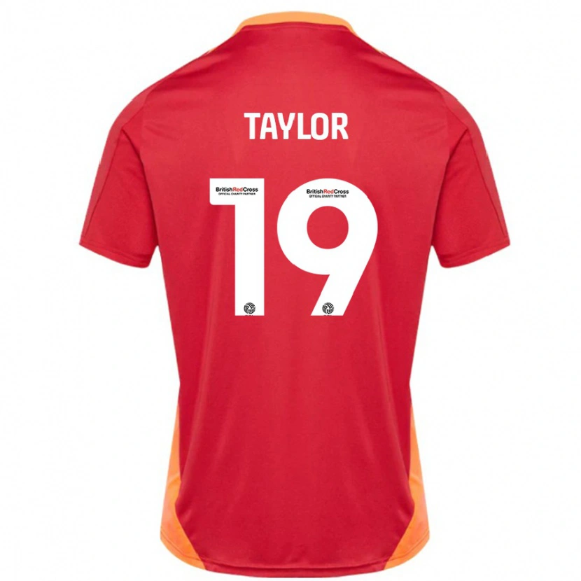 Danxen Enfant Maillot Mollie Taylor #19 Bleu Blanc Cassé Tenues Extérieur 2024/25 T-Shirt