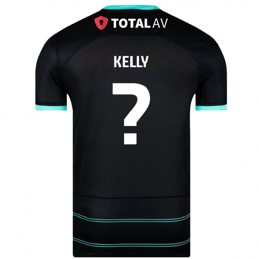 Danxen Enfant Maillot Liam Kelly #0 Noir Tenues Extérieur 2024/25 T-Shirt