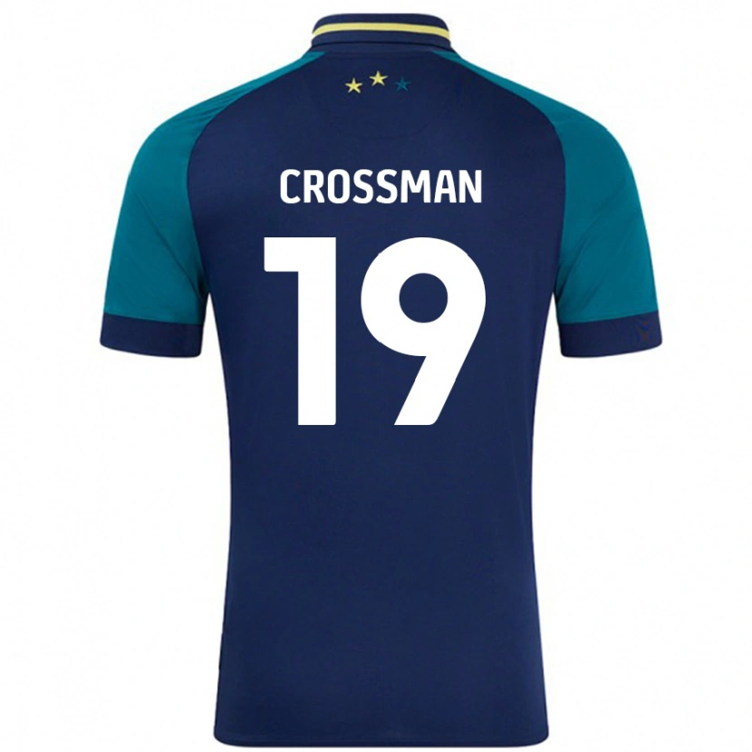 Danxen Enfant Maillot Paige Crossman #19 Marine Vert Foncé Tenues Extérieur 2024/25 T-Shirt