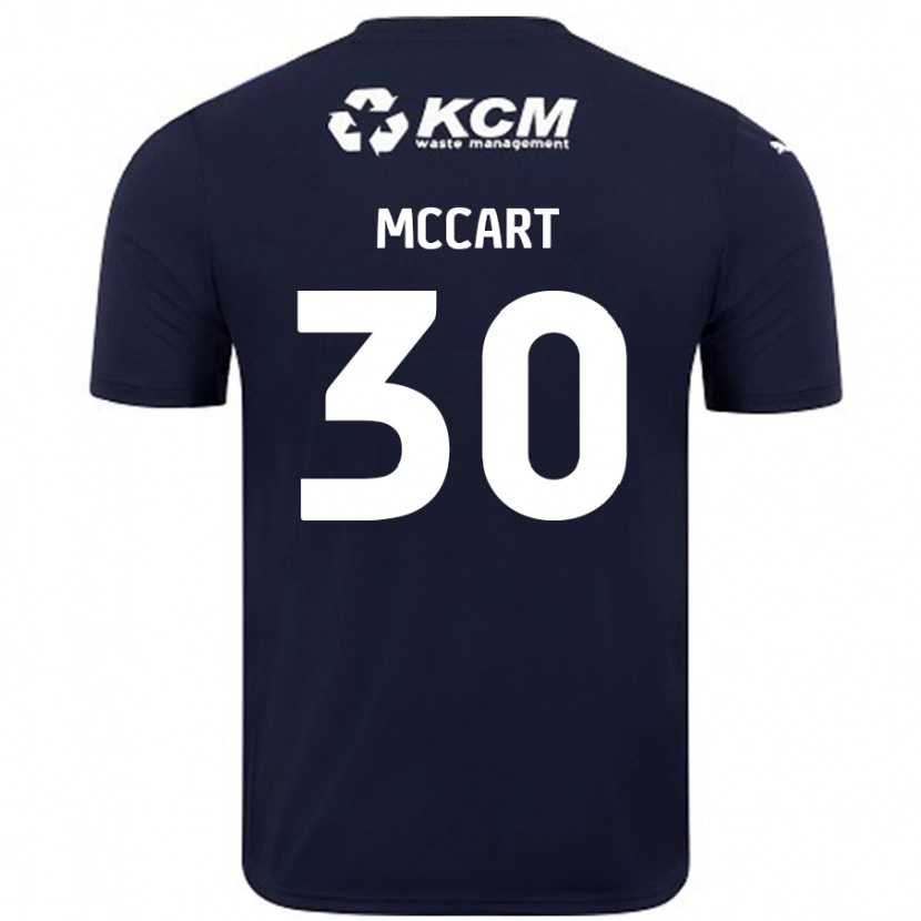 Danxen Enfant Maillot Jamie Mccart #30 Bleu Marine Tenues Extérieur 2024/25 T-Shirt