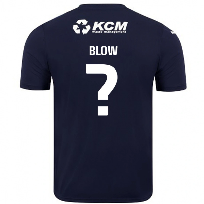Danxen Enfant Maillot Hayden Blow #0 Bleu Marine Tenues Extérieur 2024/25 T-Shirt