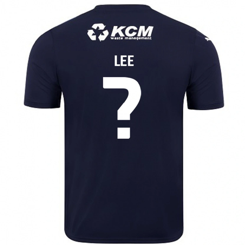 Danxen Enfant Maillot Cohen Lee #0 Bleu Marine Tenues Extérieur 2024/25 T-Shirt