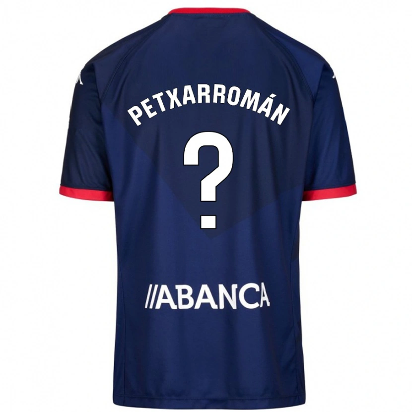 Danxen Enfant Maillot Álex Petxa #6 Bleu Marine Tenues Extérieur 2024/25 T-Shirt