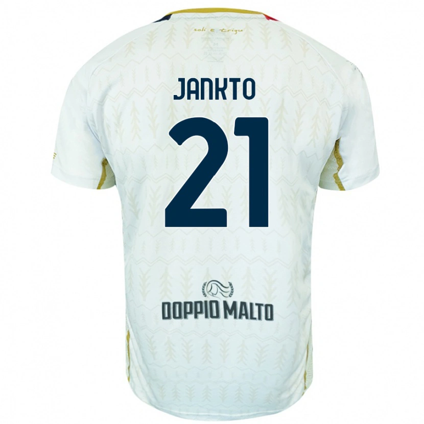 Danxen Enfant Maillot Jakub Jankto #21 Blanc Tenues Extérieur 2024/25 T-Shirt