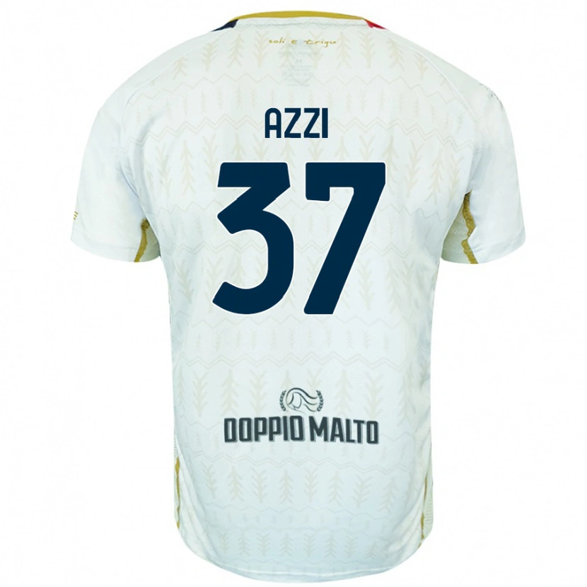 Danxen Enfant Maillot Paulo Azzi #37 Blanc Tenues Extérieur 2024/25 T-Shirt