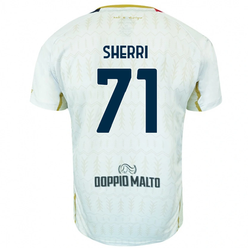 Danxen Enfant Maillot Alen Sherri #71 Blanc Tenues Extérieur 2024/25 T-Shirt