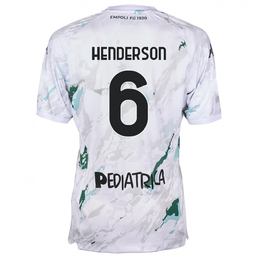 Danxen Enfant Maillot Liam Henderson #6 Gris Tenues Extérieur 2024/25 T-Shirt
