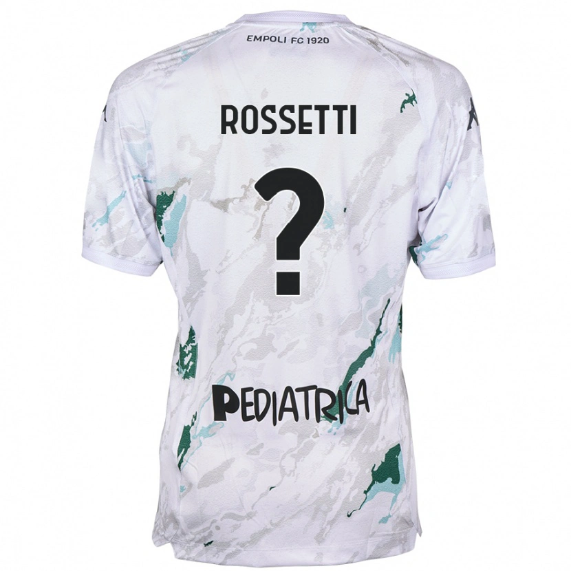 Danxen Enfant Maillot Maurizio Rossetti #0 Gris Tenues Extérieur 2024/25 T-Shirt
