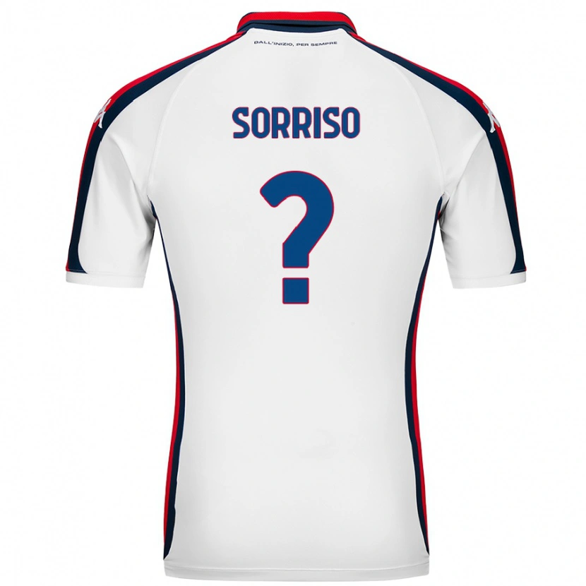 Danxen Enfant Maillot Sorriso #0 Blanc Tenues Extérieur 2024/25 T-Shirt