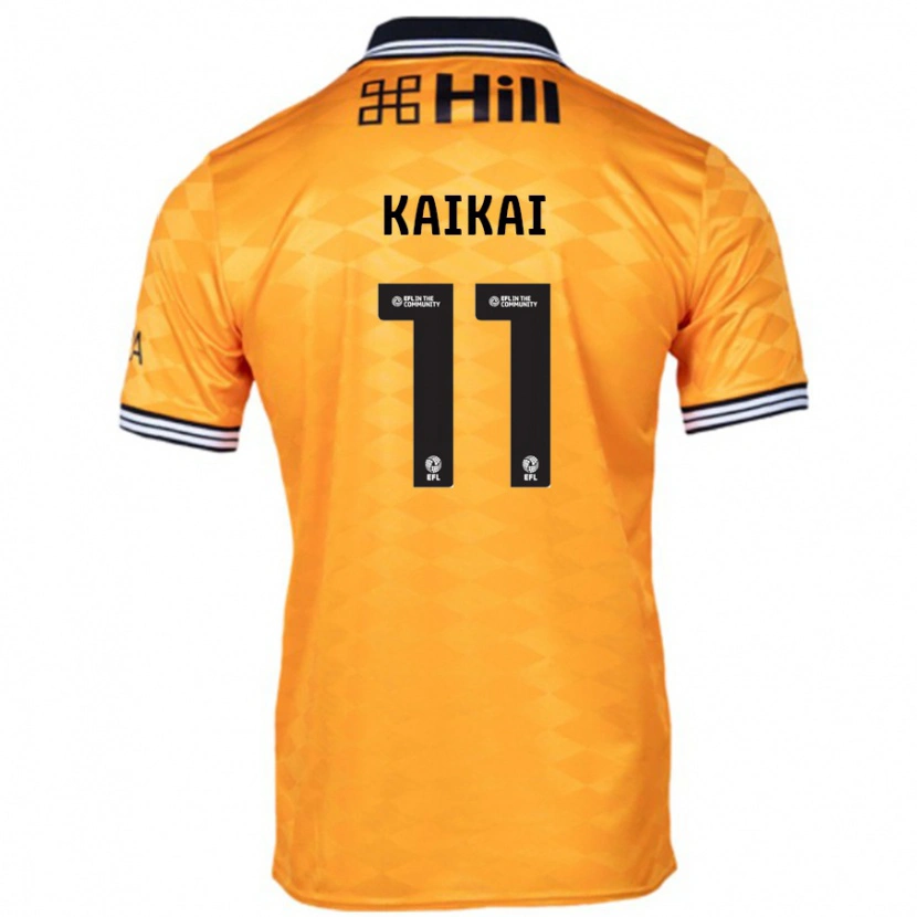 Danxen Homme Maillot Sullay Kaikai #11 Orange Tenues Domicile 2024/25 T-Shirt