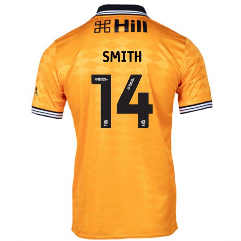 Danxen Homme Maillot Korey Smith #14 Orange Tenues Domicile 2024/25 T-Shirt