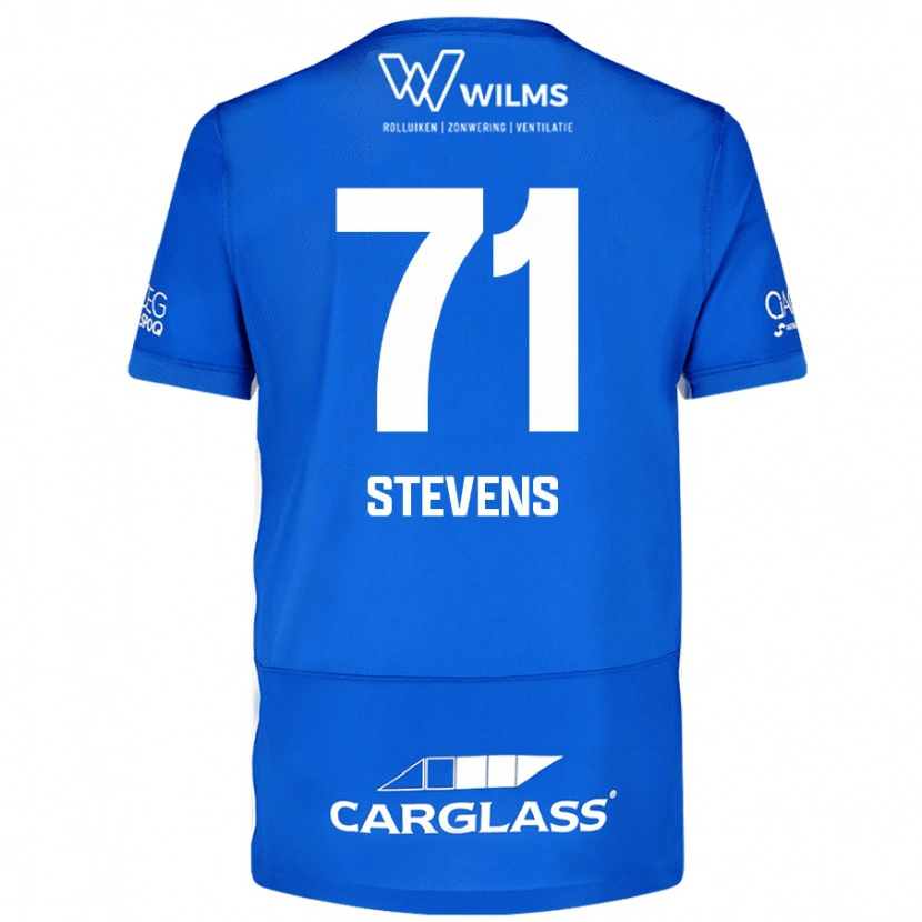 Danxen Homme Maillot Brent Stevens #71 Bleu Tenues Domicile 2024/25 T-Shirt