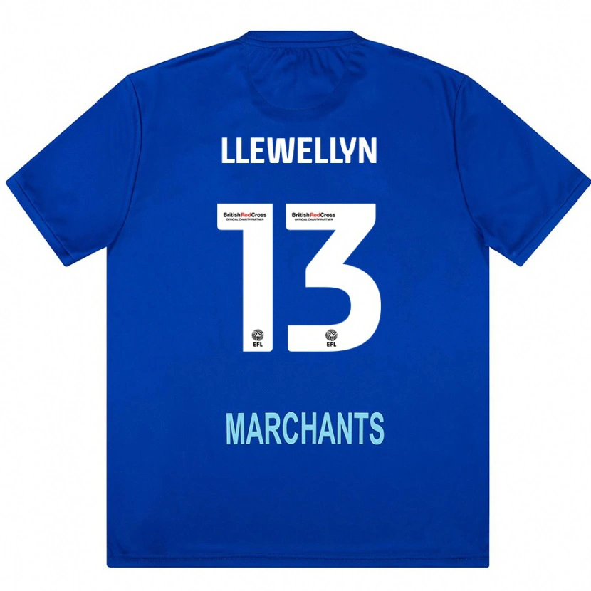 Danxen Homme Maillot Ffion Llewellyn #13 Vert Tenues Extérieur 2024/25 T-Shirt