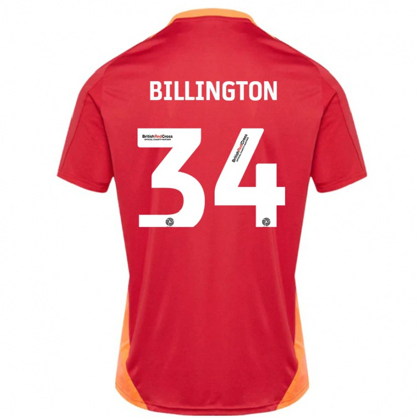 Danxen Homme Maillot Gabe Billington #34 Bleu Blanc Cassé Tenues Extérieur 2024/25 T-Shirt