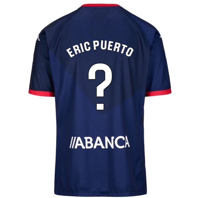 Danxen Homme Maillot Eric Puerto #13 Bleu Marine Tenues Extérieur 2024/25 T-Shirt