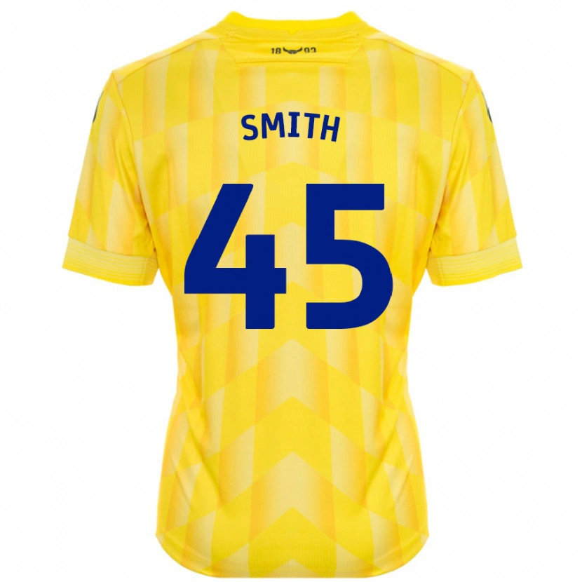 Danxen Femme Maillot Max Smith #45 Jaune Tenues Domicile 2024/25 T-Shirt