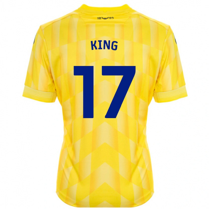 Danxen Femme Maillot Sarah King #17 Jaune Tenues Domicile 2024/25 T-Shirt