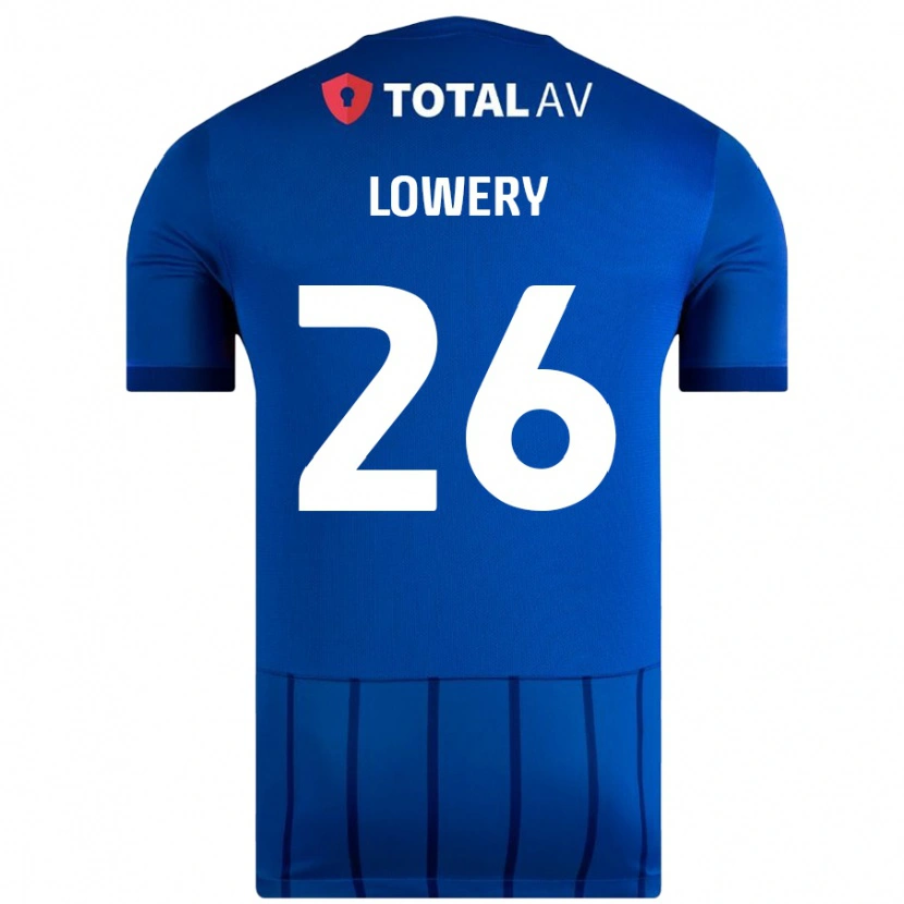 Danxen Femme Maillot Tom Lowery #26 Bleu Tenues Domicile 2024/25 T-Shirt