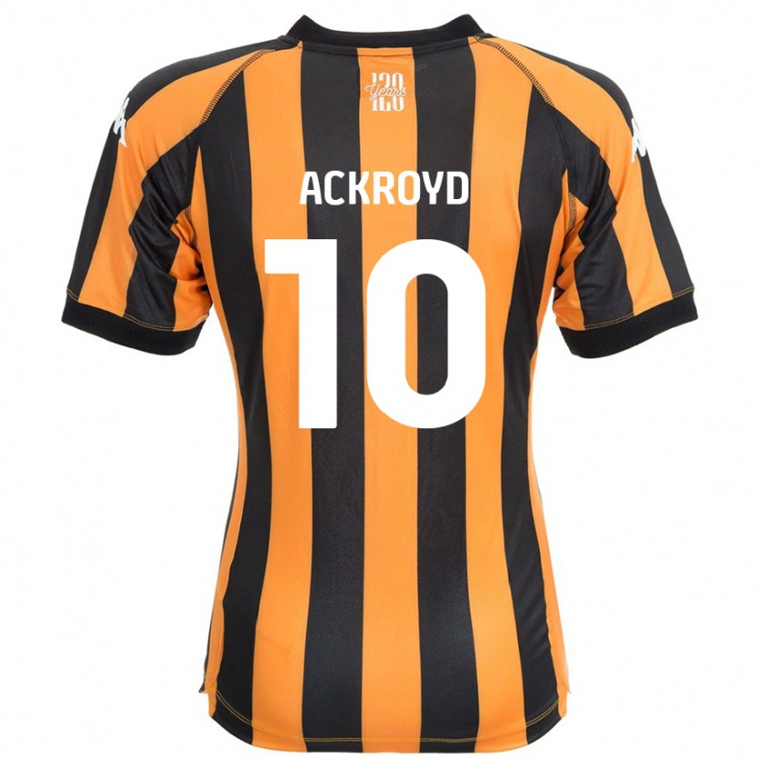 Danxen Femme Maillot Rachael Ackroyd #10 Noir Ambre Tenues Domicile 2024/25 T-Shirt