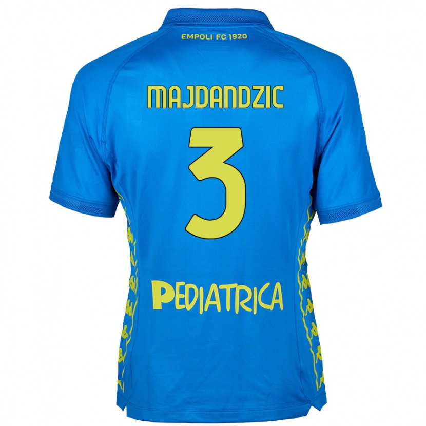 Danxen Femme Maillot Patrik Majdandzic #3 Bleu Tenues Domicile 2024/25 T-Shirt