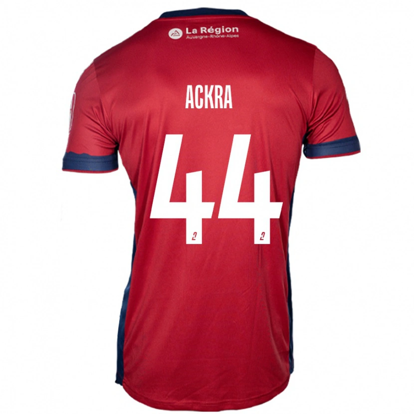 Danxen Femme Maillot Allan Ackra #44 Bordeaux Clair Tenues Domicile 2024/25 T-Shirt
