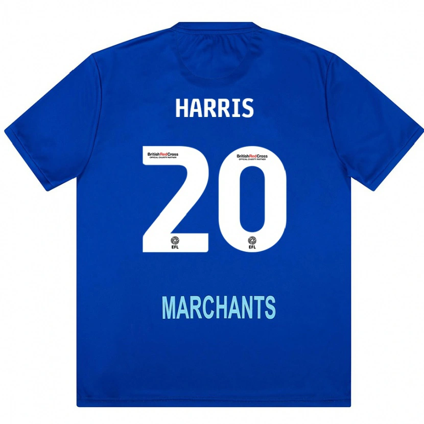 Danxen Femme Maillot Max Harris #20 Vert Tenues Extérieur 2024/25 T-Shirt
