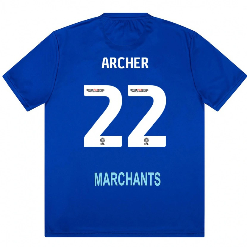 Danxen Femme Maillot Ethon Archer #22 Vert Tenues Extérieur 2024/25 T-Shirt