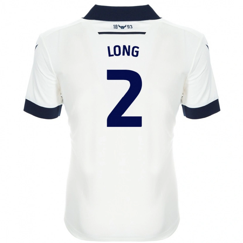 Danxen Femme Maillot Sam Long #2 Blanc Bleu Marine Tenues Extérieur 2024/25 T-Shirt