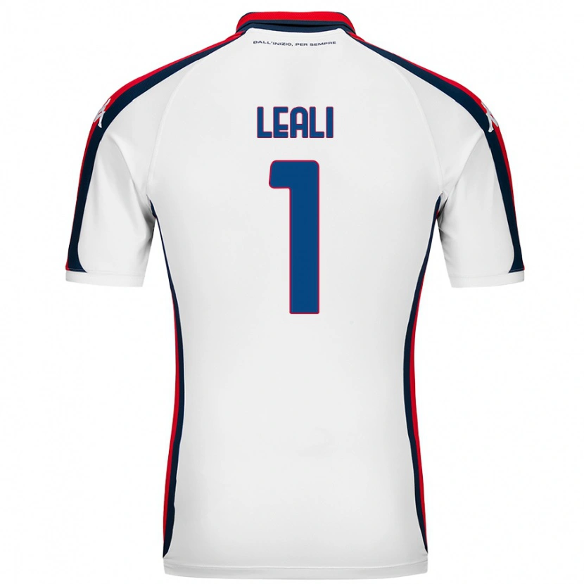 Danxen Femme Maillot Nicola Leali #1 Blanc Tenues Extérieur 2024/25 T-Shirt