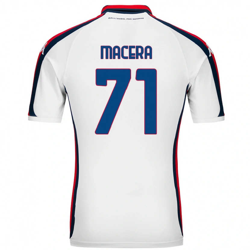 Danxen Femme Maillot Matilde Macera #71 Blanc Tenues Extérieur 2024/25 T-Shirt